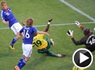 本田圭佑抢点冷静推射破门 世界杯日本VS喀麦隆