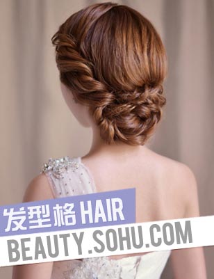 温暖春日 打造仙气十足的新娘盘发_女人_广西