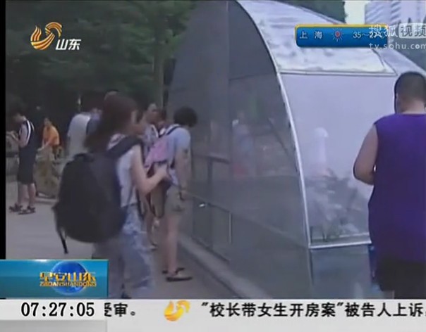 青岛中山公园 万只萤火虫图片