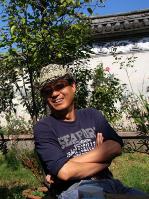 野夫在云南大理的小院