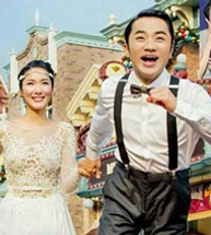 学王祖蓝拍 <em>女高男</em>矮 婚纱照
